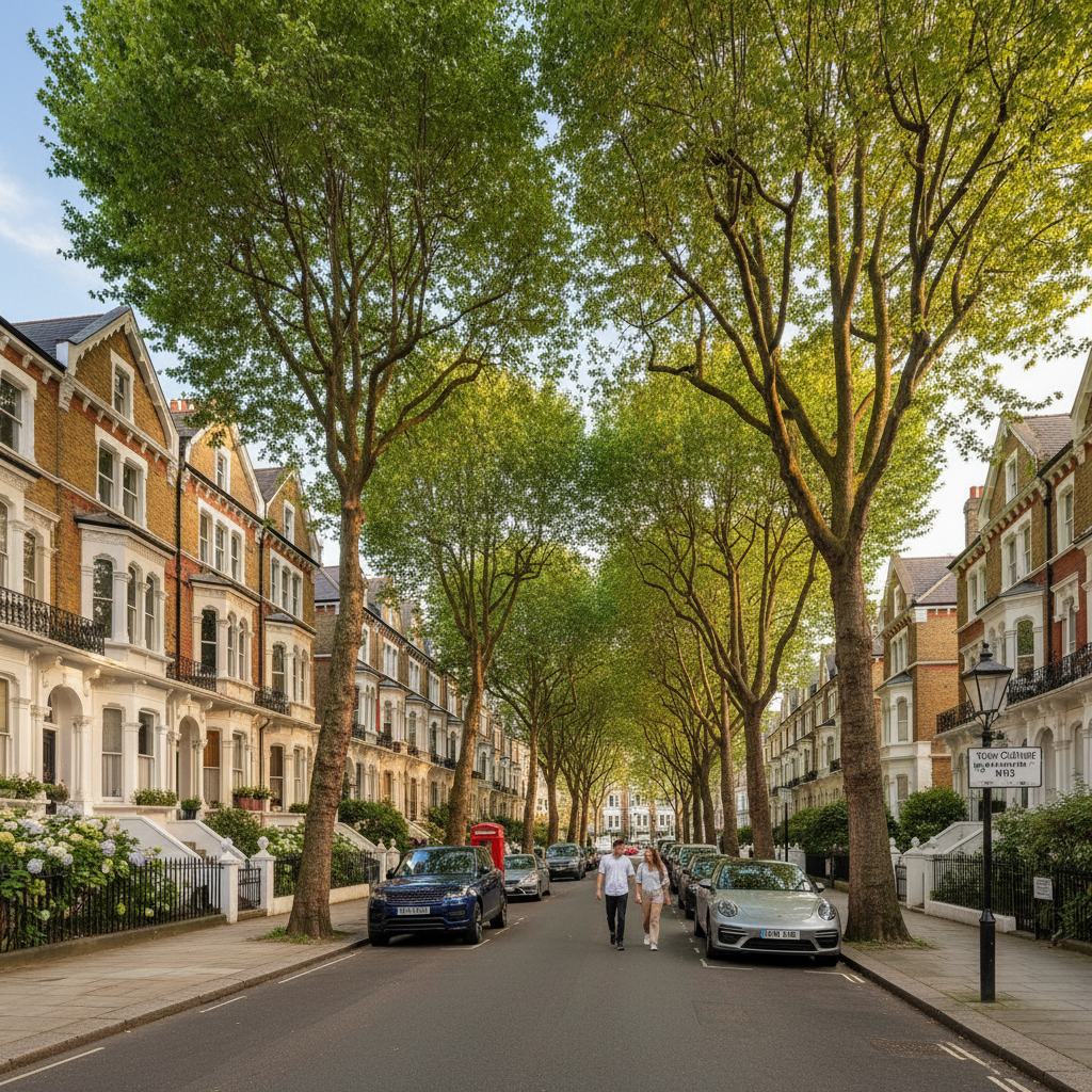 Swiss Cottage property development area in Camden